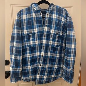 Men's PrimaLoft Lined Shirt Jacket Hooded